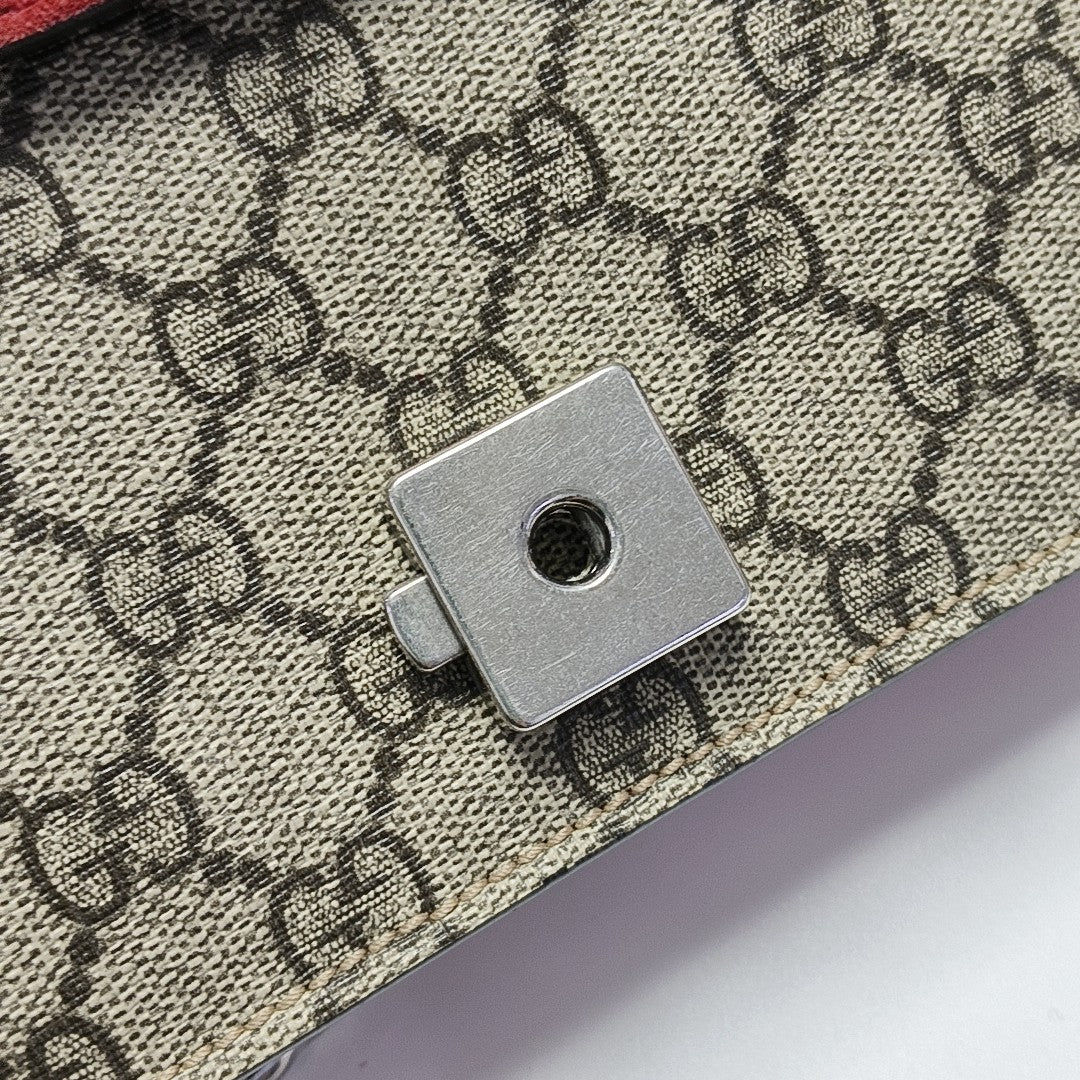Dionysus Mini Monogram Coated Canvas Beige