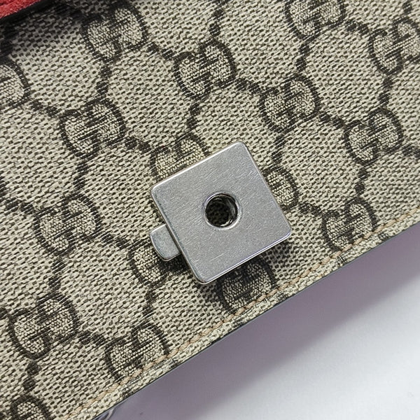 Dionysus Mini Monogram Coated Canvas Beige