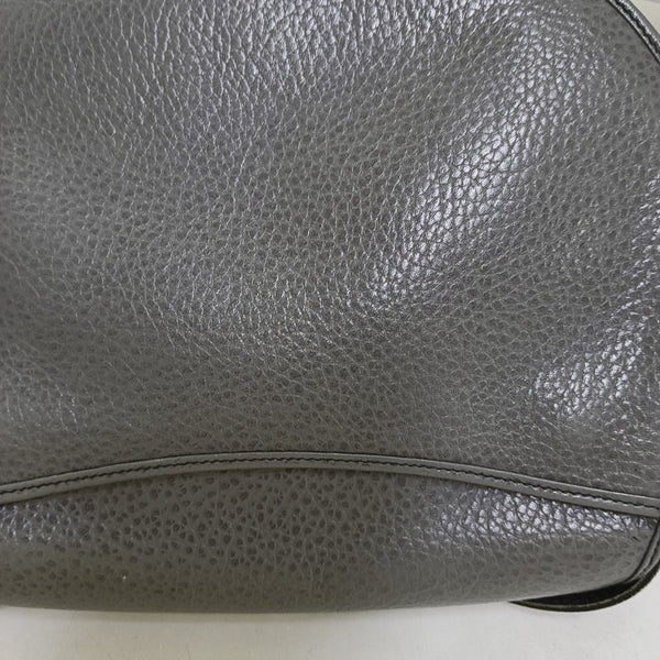 Calfskin Shoulder Bag Gray