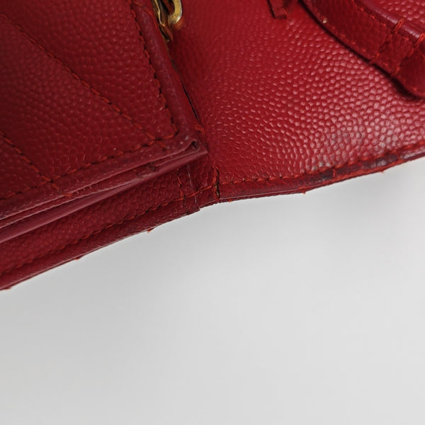 MONOGRAM Medium Quilted Calfskin Red