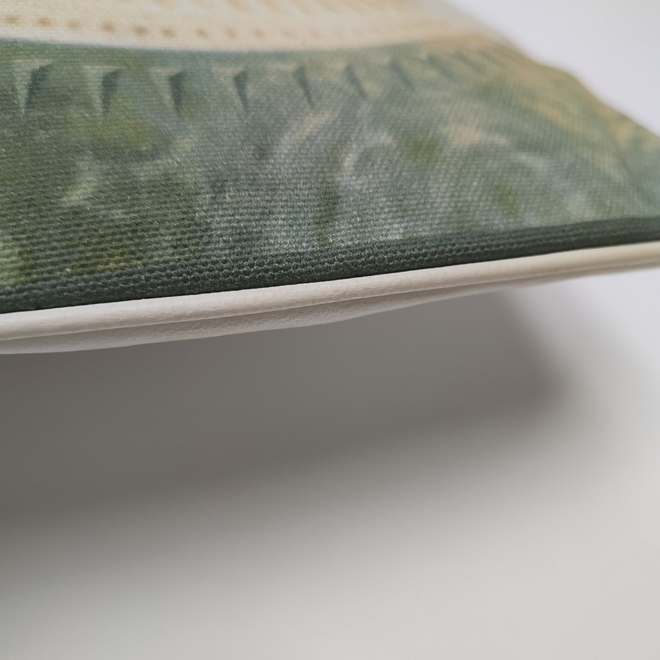 Canvas Clutch White