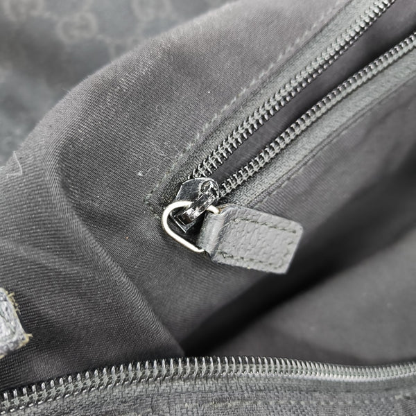 Monogram Canvas Tote Bag Black