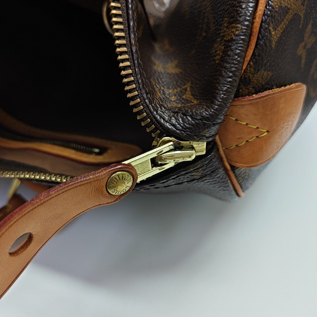 SPEEDY 30 Monogram Coated Canvas Brown