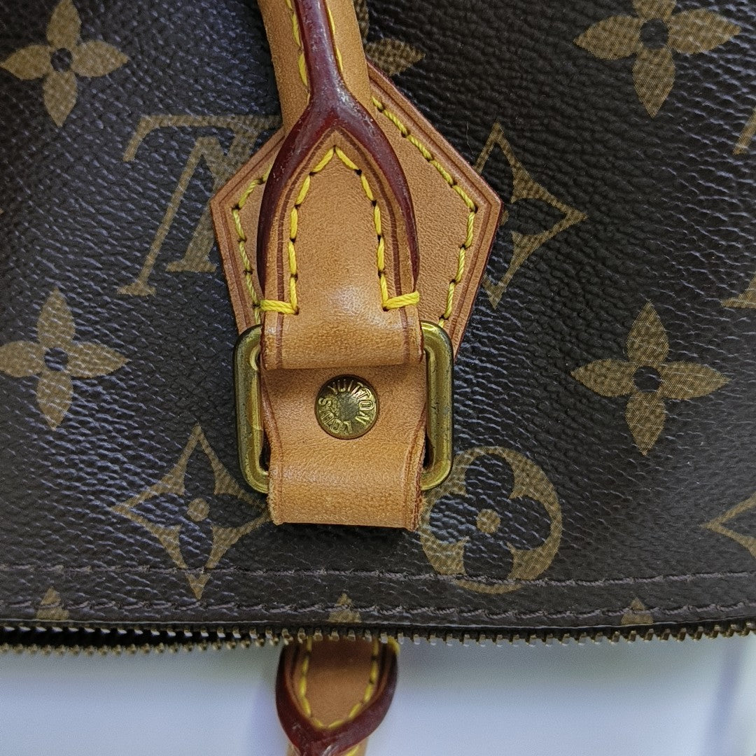 SPEEDY 30 Monogram Coated Canvas Brown