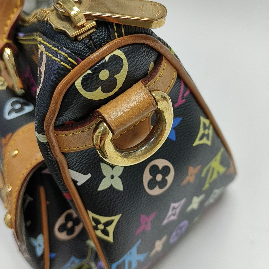 LV × TM RITA Monogram Coated Canvas Black
