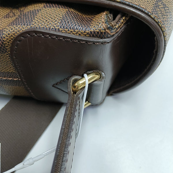 SPENCER Damier Ebene Coated Canvas Brown