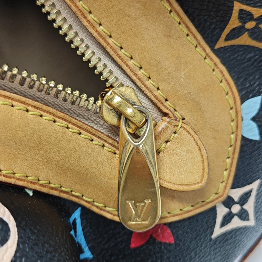 LV × TM CLAUDIA Monogram Coated Canvas Black