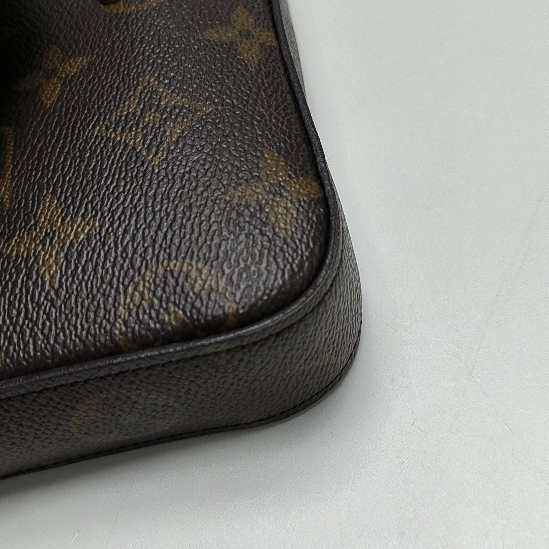 FÉLICIE Monogram Coated Canvas Brown