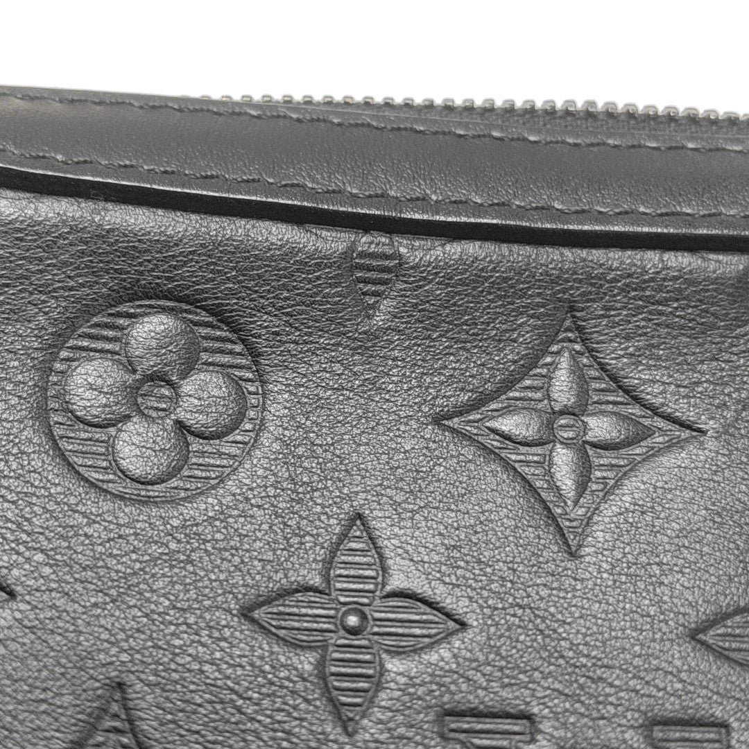 DUO Monogram Calfskin Black
