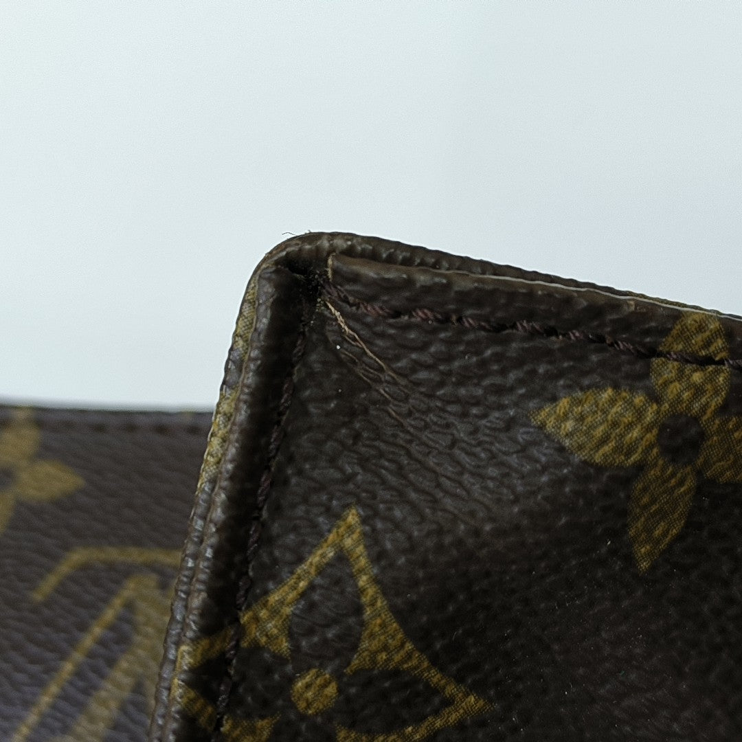 SAC PLAT GM Monogram Coated Canvas Brown