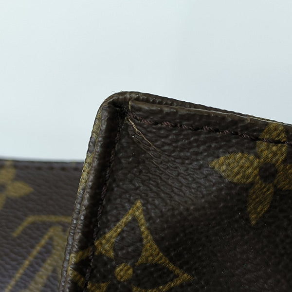 SAC PLAT GM Monogram Coated Canvas Brown