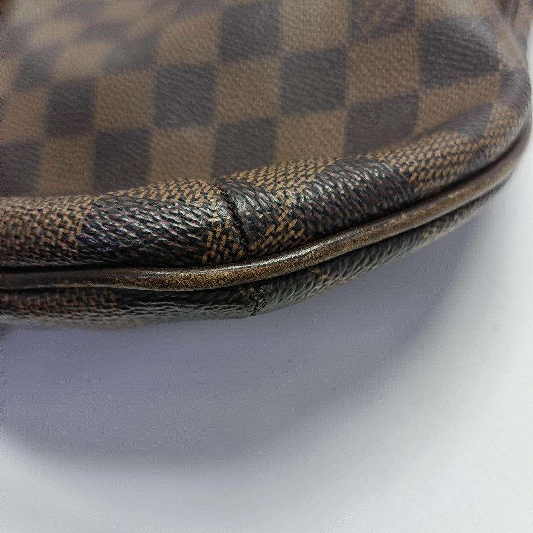 BLOOMSBURY PM Damier Ebene Coated Canvas Brown