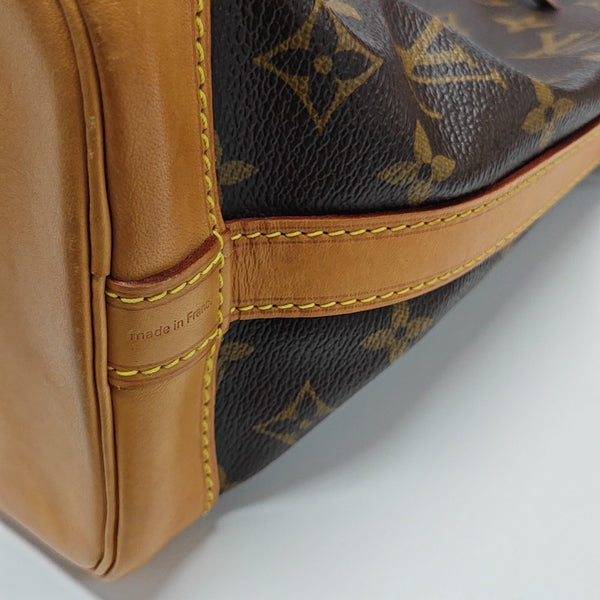 NOÉ BB Monogram Coated Canvas Brown
