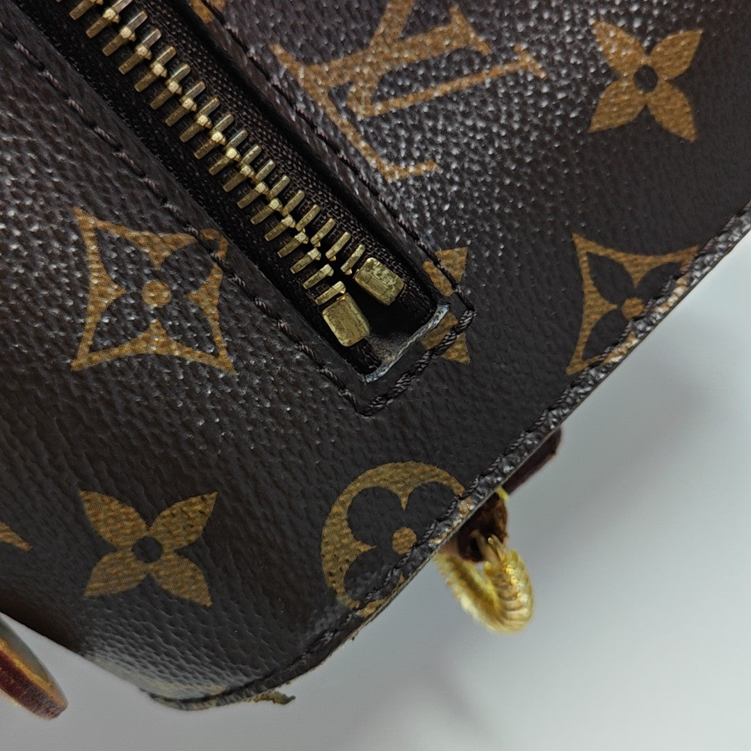 MÉTIS MM Monogram Coated Canvas Brown