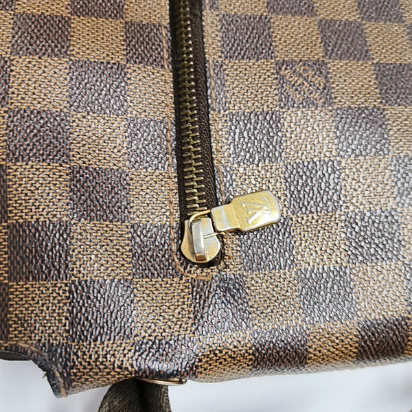 BROOKLYN Damier Ebene Coated Canvas Brown