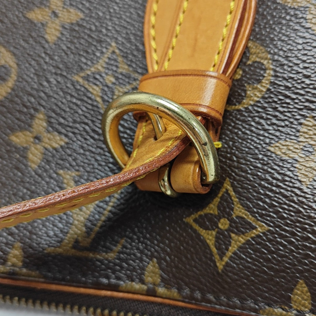 POPINCOURT Monogram Coated Canvas Brown