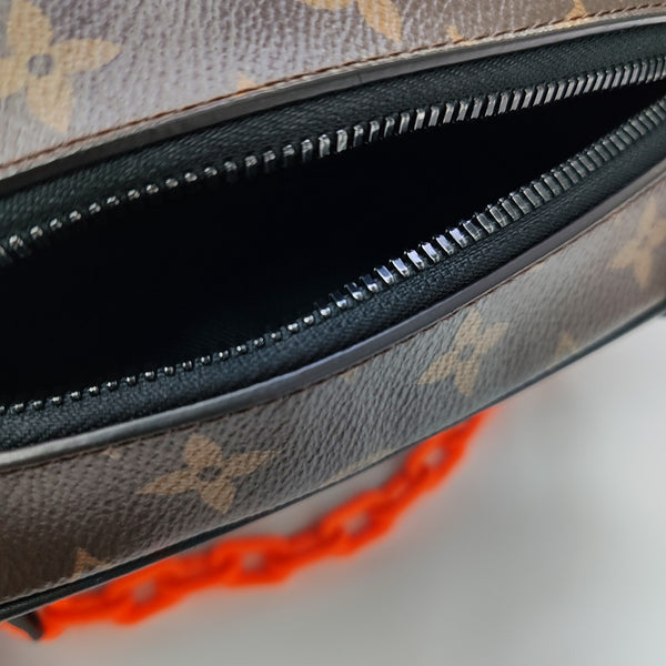 SOFT TRUNK Mini Monogram Coated Canvas Brown