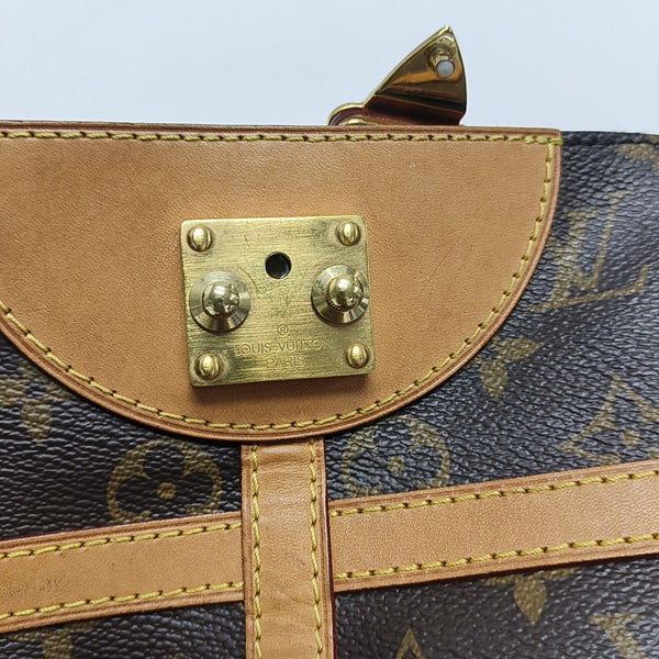 DUFFLE Monogram Coated Canvas Brown