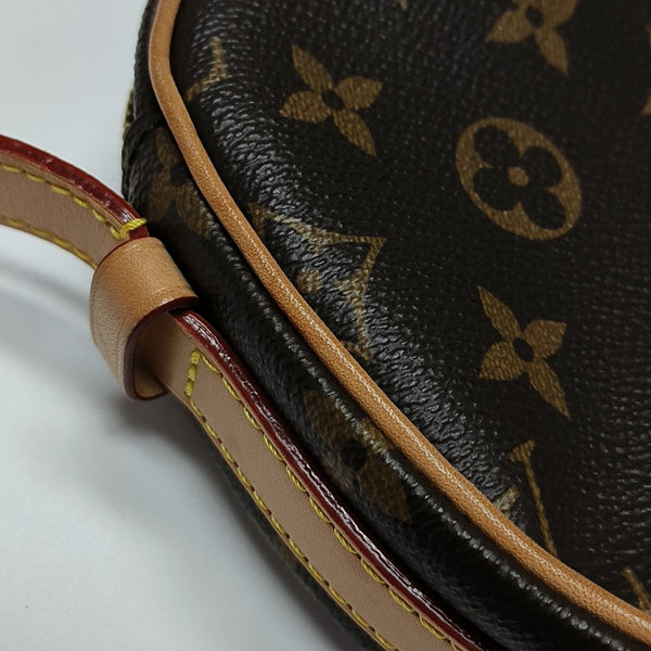 CROISSANT Monogram Coated Canvas Brown