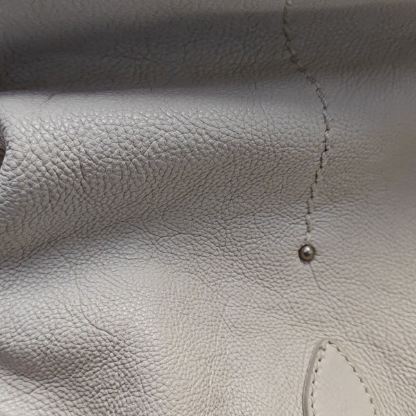 Calfskin Top Handle Bag White