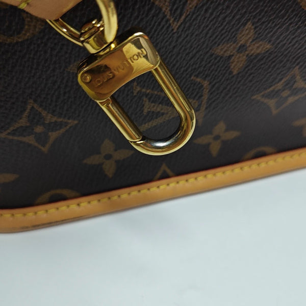 DIANE Monogram Coated Canvas Brown