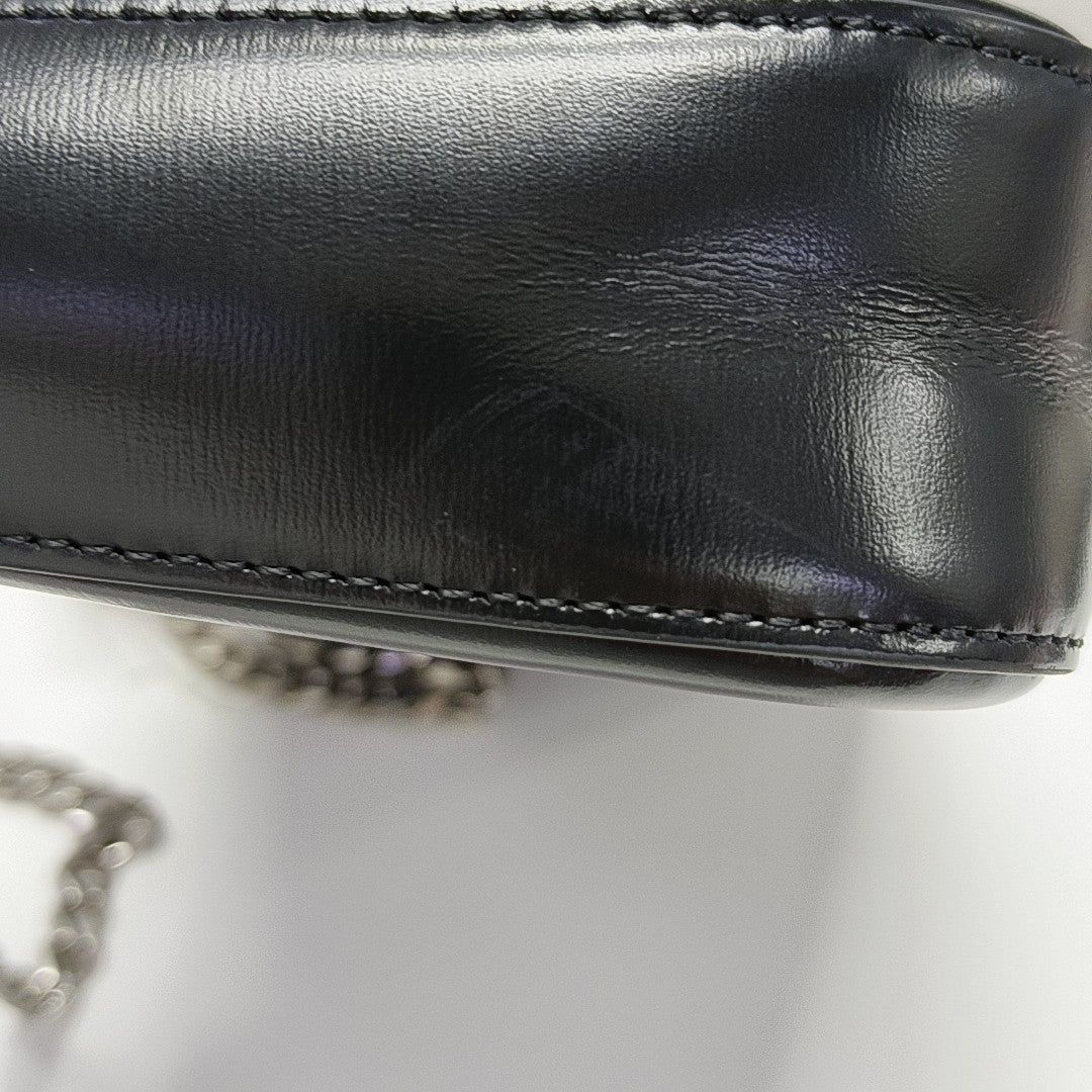 TRIOMPHE Small Calfskin Black