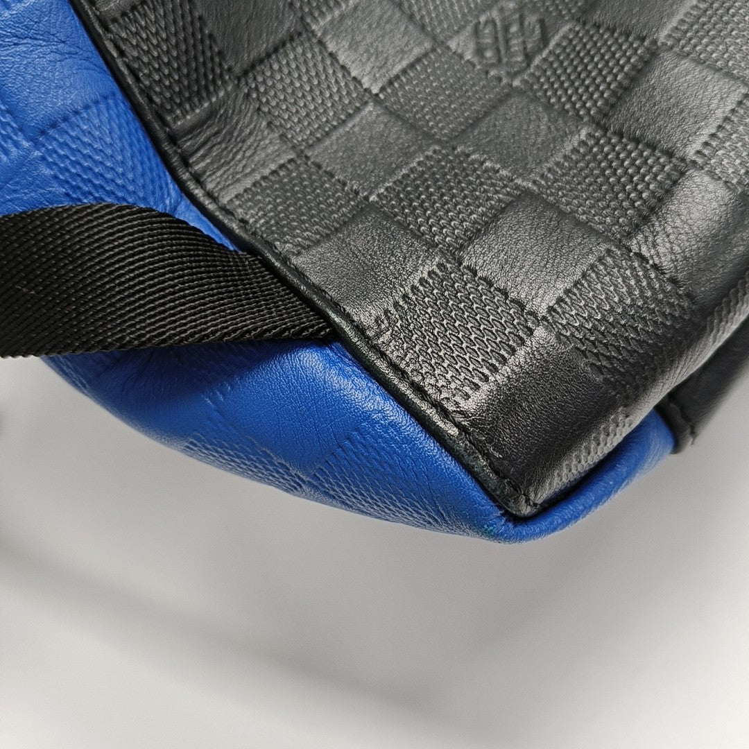 AVENUE Damier Calfskin Blue