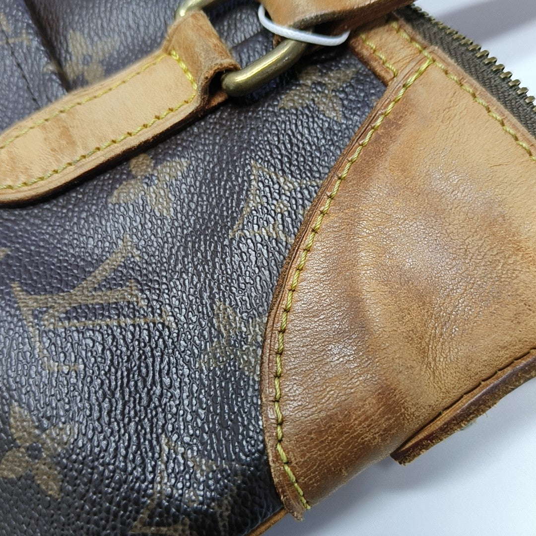 ODEON Monogram Coated Canvas Brown