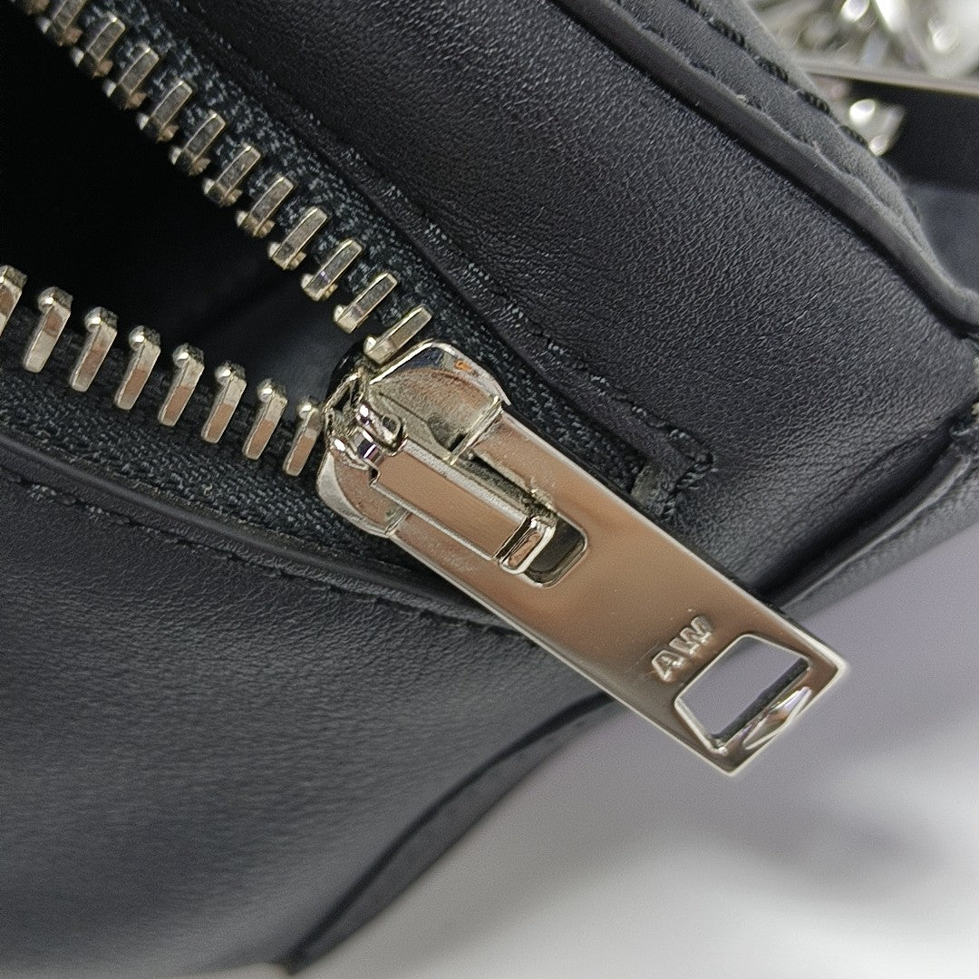 Calfskin Shoulder Bag Black