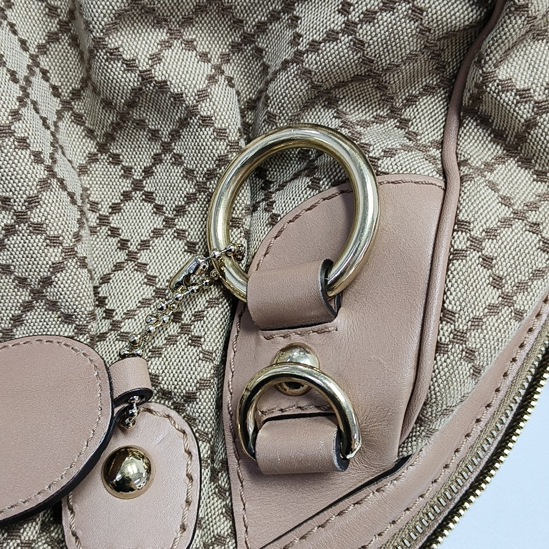 Sukey Quilted Canvas Beige