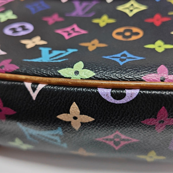 LV × TM SOLOGNE Monogram Coated Canvas Black