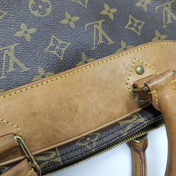 ALIZÉ Monogram Coated Canvas Brown