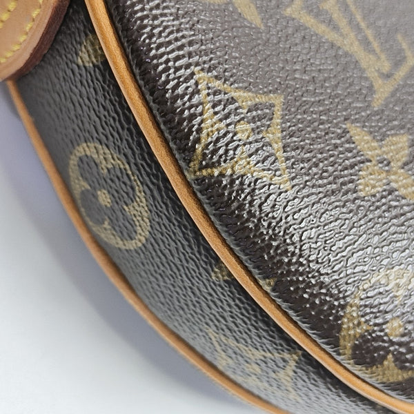 CROISSANT PM Monogram Coated Canvas Brown