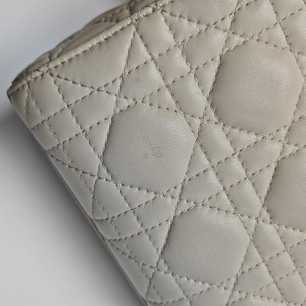 Lady Dior Mini Cannage Lambskin White