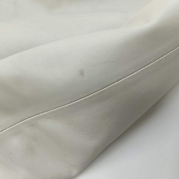 Calfskin Shoulder Bag White