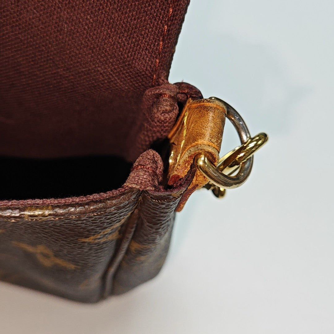 FAVORITE PM Monogram Coated Canvas Brown
