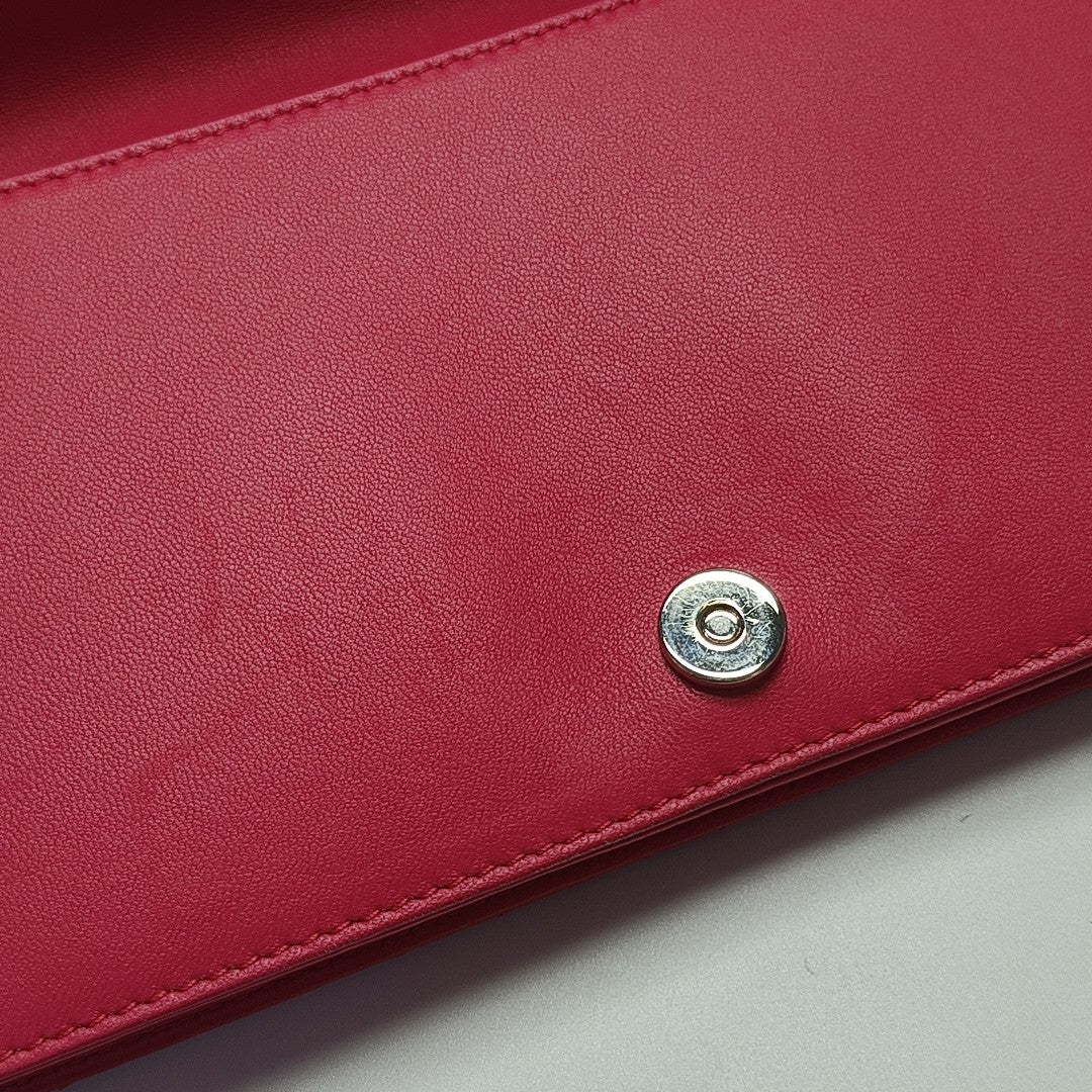 Lady Dior Medium Cannage Calfskin Pink