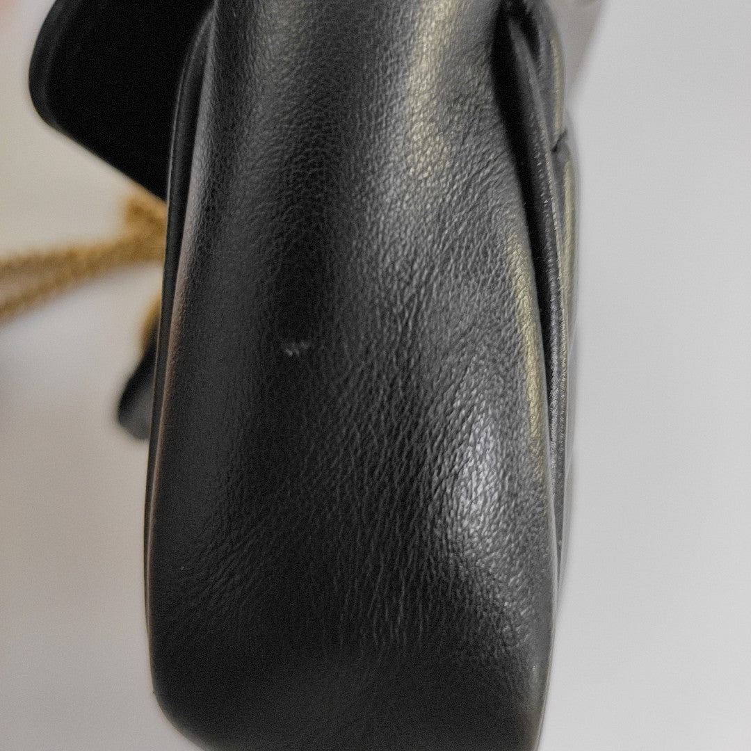 GG Marmont Mini Quilted Calfskin Black