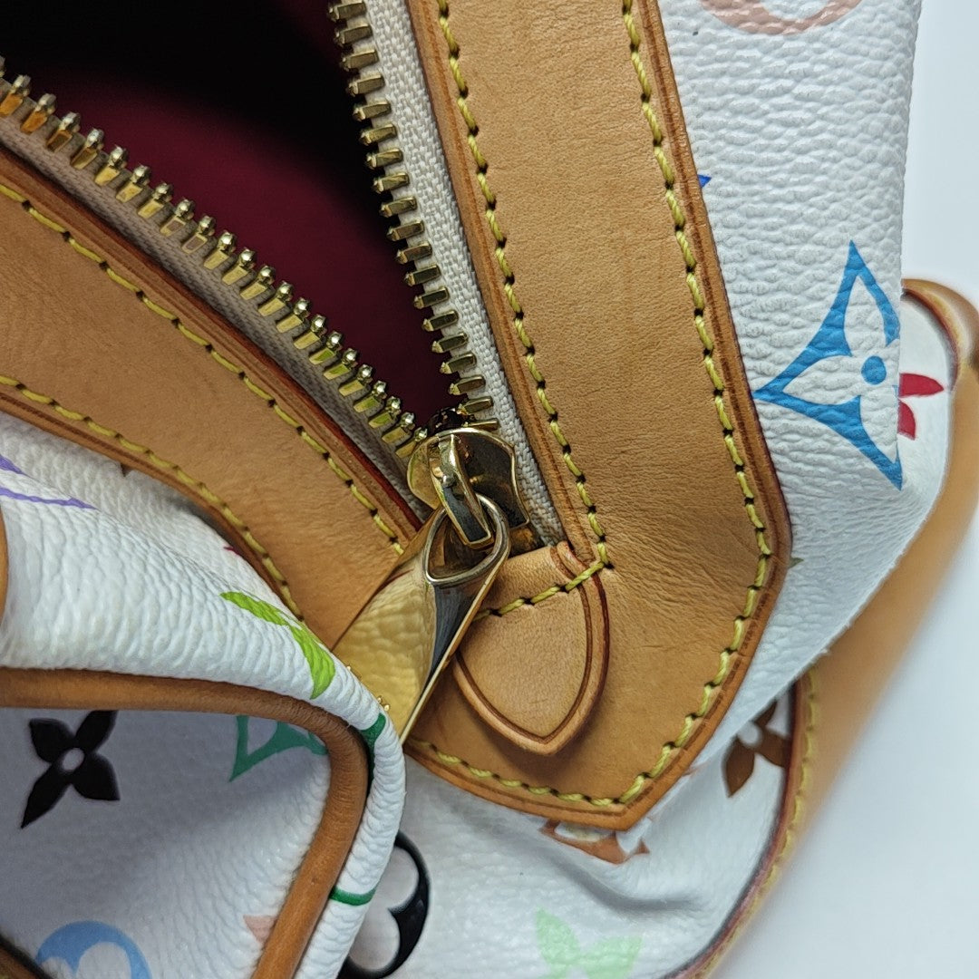 LV × TM CLAUDIA Monogram Coated Canvas White