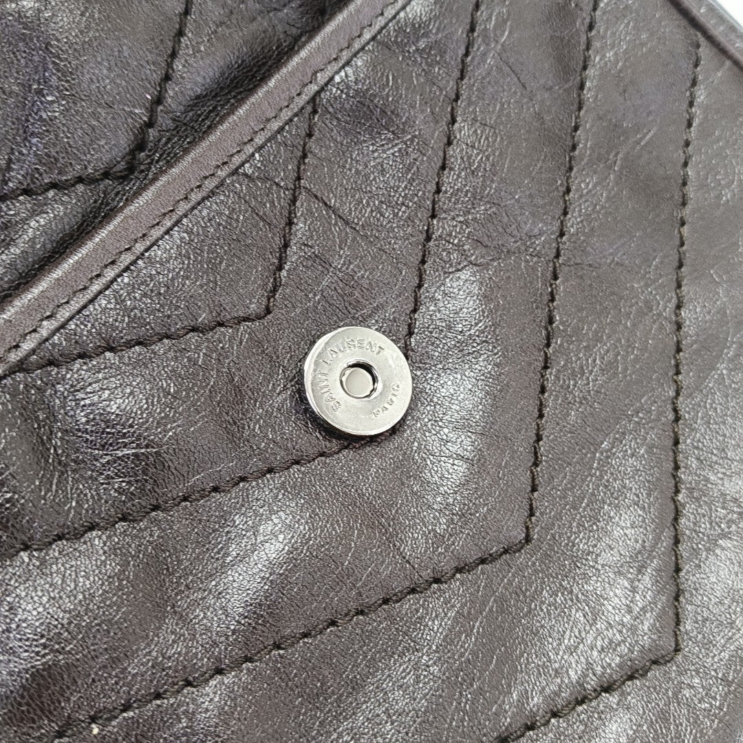 NIKI Medium Quilted Calfskin Brown