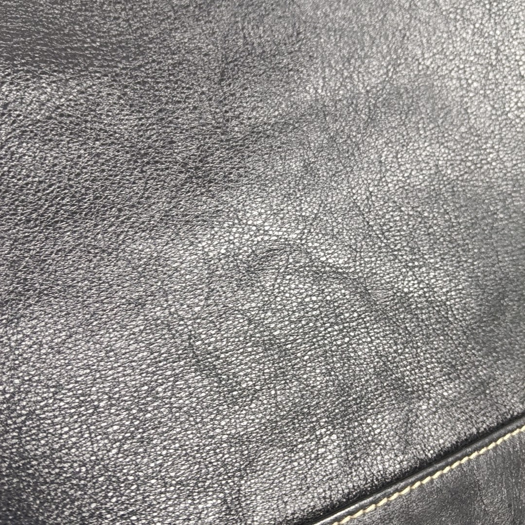 Calfskin Shoulder Bag Black