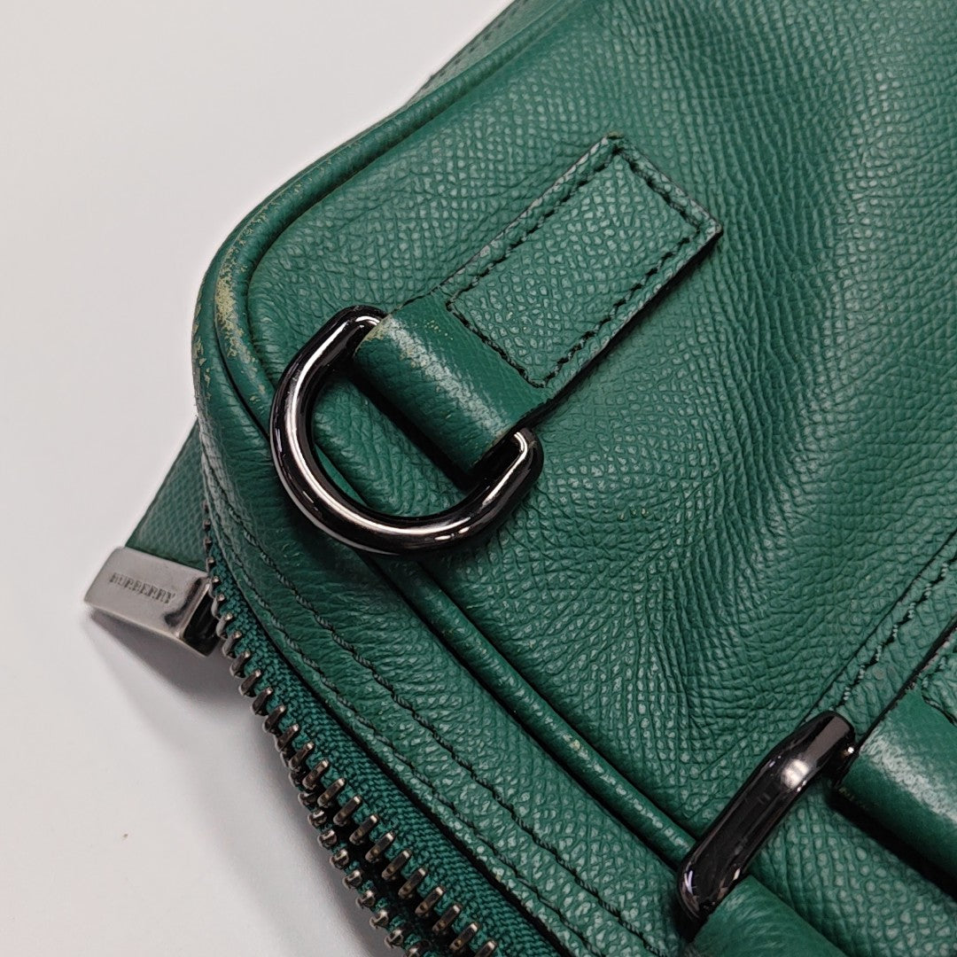 Calfskin Top Handle Bag Green