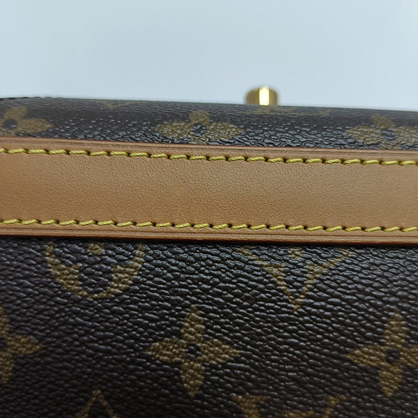 MILK BOX Monogram Coated Canvas Brown