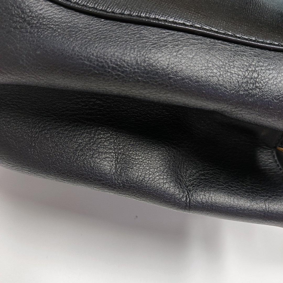 2 Jours Small Calfskin Black