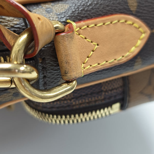 NIL Damier Ebene Coated Canvas Brown