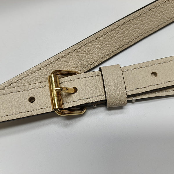 ONTHEGO PM Monogram Calfskin Beige