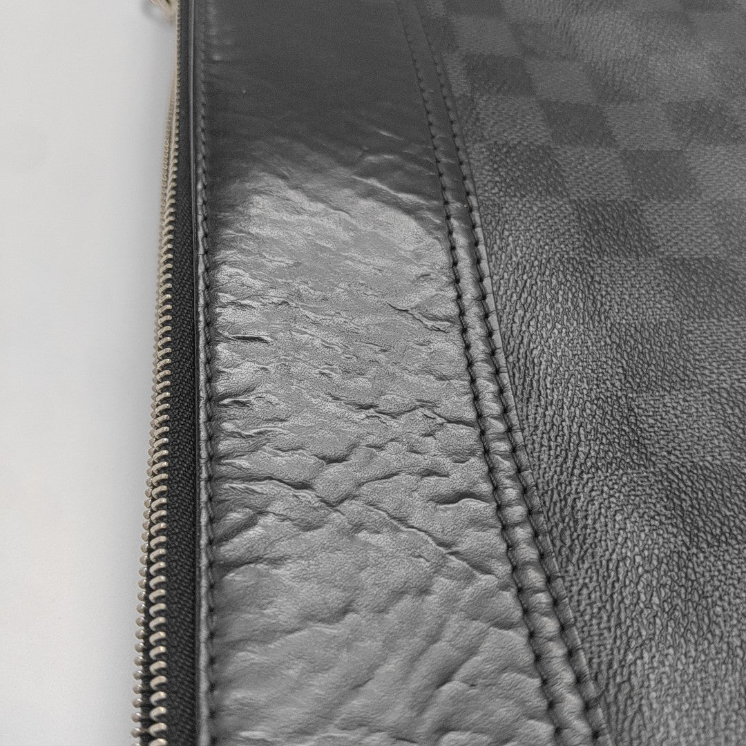GREENWICH Damier Coated Canvas Blue