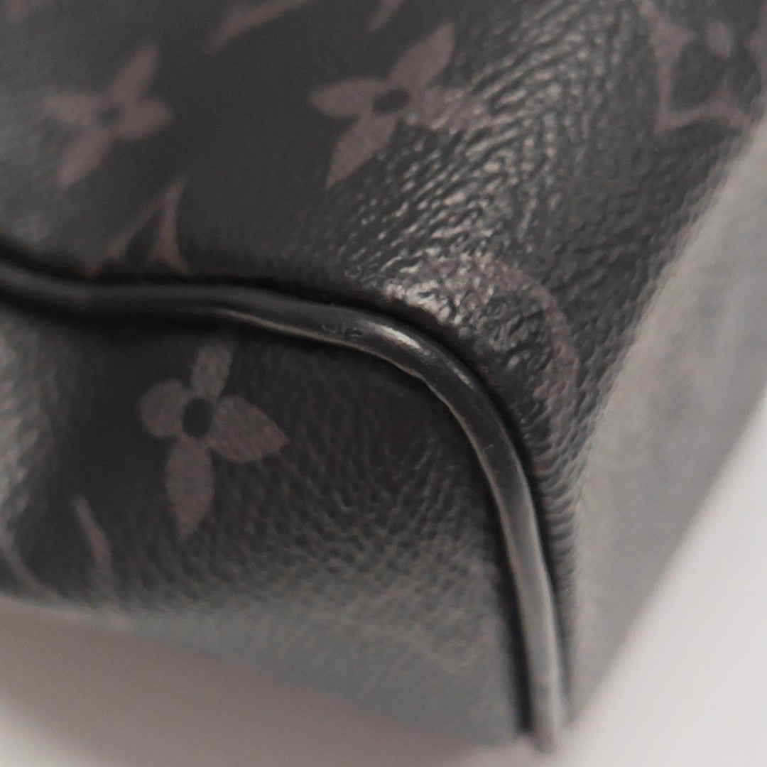 DISTRICT MM Monogram Coated Canvas Black
