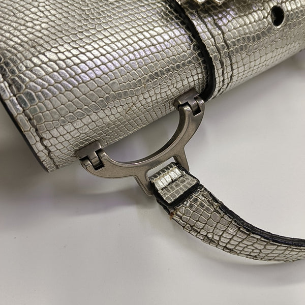 Miu Lady Calfskin Silver