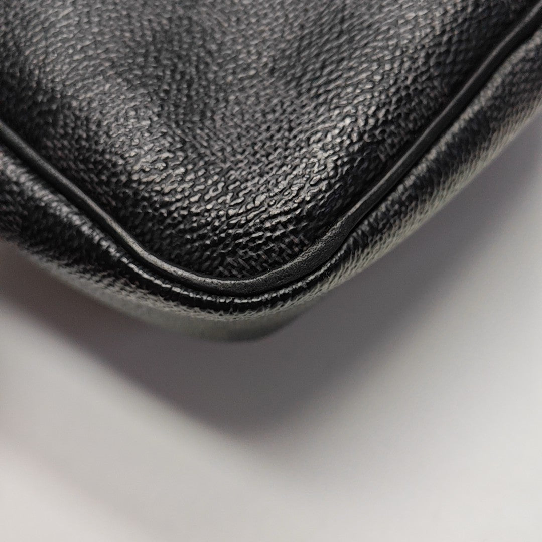 REM Damier Graphite Coated Canvas Gray